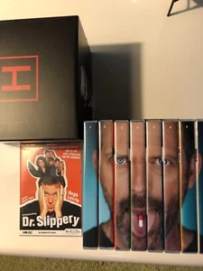 Dr House komplette Serie Staffel 1 2 3 4 5 6 7 8 Dvd + Dr. Slippery Hugh Laurie - Bild 1 von 2