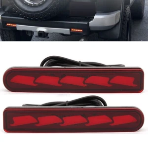 2pcs LED Rear Bumper Reflector Light Fit for Toyota FJ Cruiser 2007-2014 - Bild 1 von 6