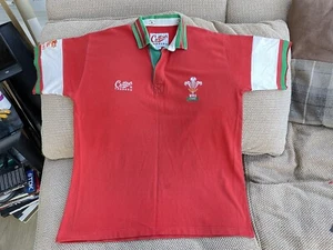 Cotton Traders Wales Rugby Union Home Shirt 1993-95 Size Large Great Condition - Picture 1 of 12