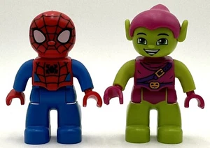 Lego Duplo Spiderman & Green Goblin Figures Only 10608 6117465 6117114 - Picture 1 of 7