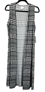 LuLaRoe Womens Sleeveless Duster Vest Small (6-8) Joy Side Slit Open Front NWT - Picture 1 of 17