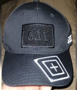 5.11 Tactical Flag Bearer Cap NEW Black Snap Back Hat, One Size Fits All