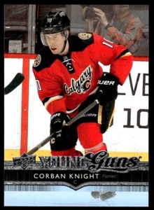 2014-15 Upper Deck Young Guns Corban Knight Rookie Calgary Flames #209 R44