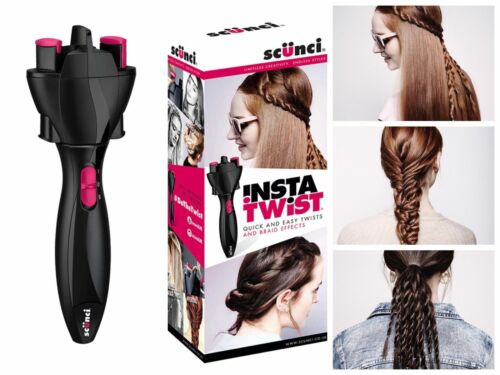 Scunci Insta Twist Hair Styling Tool -  Easy Hair Twister Braider Plait Styler