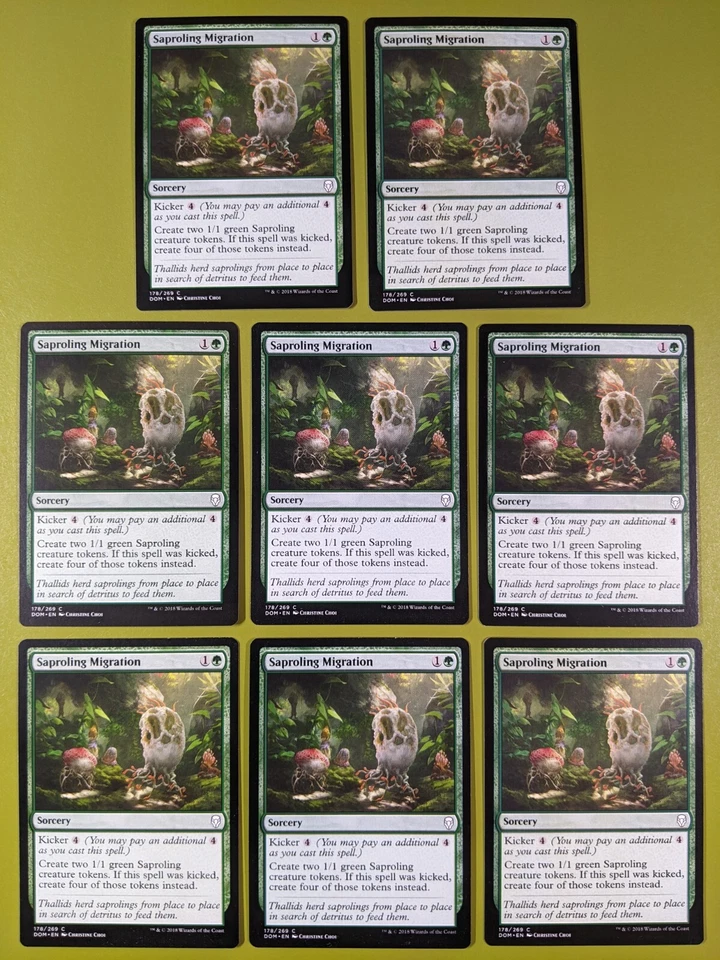 8 Saproling Migration Dominaria Magic the Gathering MTG 8 - Image 1 of 1