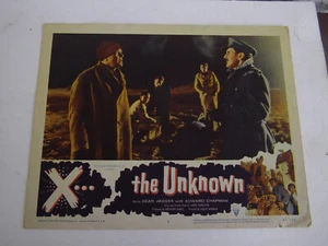X the UNKNOWN Orig. SCI-FI Lobby Card #4 - 1956 FINE Cond. - Picture 1 of 12