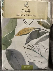 Benson Mills Tablecloth "Giselle" Palm / Tropical Leaves 60” x 84” NIP - Picture 1 of 4