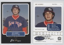 2004 Just Minors Just Prospects Black Auto /25 Abe Alvarez #1 Rookie Auto RC