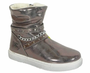Botines Primigi Girl Stars Metal/Cracre Pu Grigio reducción - Imagen 1 de 10