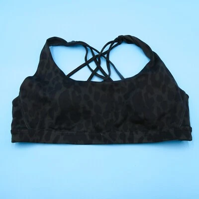 Sujetador Bralette Victorias Secret Gris Medio Leopardo Cuello Cuadrado Increíble Tirantes Foto 1 de 4