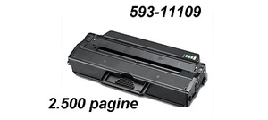 Toner Compatibili con Dell 593-11109 Dell B1260DN nero 2.500 pagine 593-11109 - Foto 1 di 1