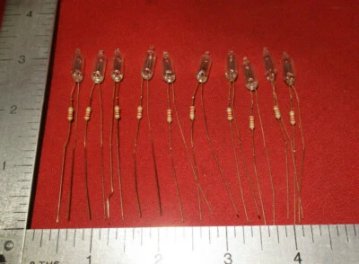 Neon Bulb NE2 Indicator 120 Volts AC/DC  Xenell (CML) Pack of 10 Made in USA - Image 1 of 4