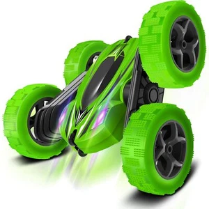 Rc Stunt Cars: Double Sided 360°Flip Rotating 4WD Race Car Toy For Outdoor - Picture 1 of 7