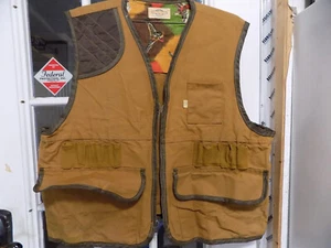 VTG HUNTING VEST SafTBak Altoona PA c1950 Duck Pheasant 24 Shotgun Shells USA - Picture 1 of 11