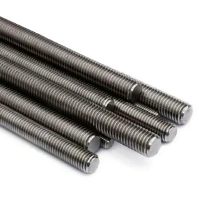 10 x Fully Threaded Steel Studding Bar Metric M6 x 300mm Screwed Rods, BZP - Picture 1 of 5