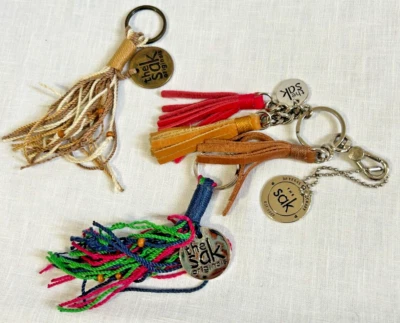 Le Sac Replacement Tassels Medallions Leather and Beaded Cords Lot of 3 - Image 1 of 4