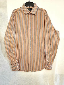 Camisa de vestir clásica a rayas para hombre Regent Fit Polo Ralph Lauren talla 17 1/2 - Imagen 1 de 6