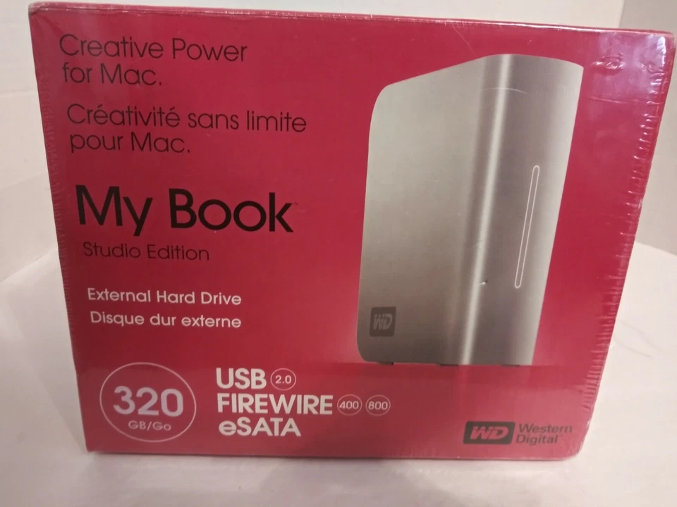 Western Digital My Book  Studio Edition 500 GB External Hard Drive SEALED 2.0  - Image 1 of 4