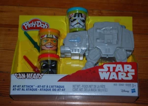 AT-AT-Star Wars Can-Heads Play-Doy-MIP-Nuovissimo-Luke Skywalker Darth Vader - Foto 1 di 2