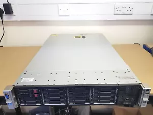 HP ProLiant DL380e Gen8 2U Server 2x Xeon E5-2440 2.4Ghz 6 Core 32GB P420 RAID - Picture 1 of 4