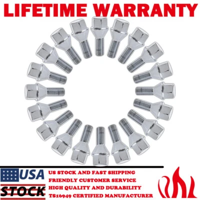 Juego de 20 pernos de rueda aptos para Jeep Cherokee Compass Chrysler 200 Dodge Dart Foto 1 de 4