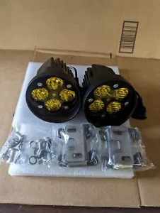 Baja Style LED FOG Lights Tacoma / Tundra / 4Runner Squadron Amber design - Picture 1 of 10