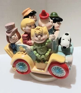 Schmid Snoopy Spieluhr Clown Kapern Peanuts mit Box und Zertifikat - Bild 1 von 5