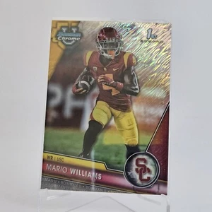 2023 Bowman University Chrome - Shimmer Refractor #184 Mario Williams (RC) - Picture 1 of 2