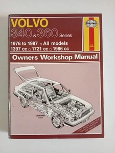 Haynes Volvo 340 & 360 Series Car Owners Workshop Manual 1976-1987, Free Post - Picture 1 of 11