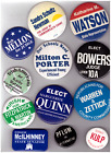 Lot de 12 boutons politiques vintage Pennsylvanie état local