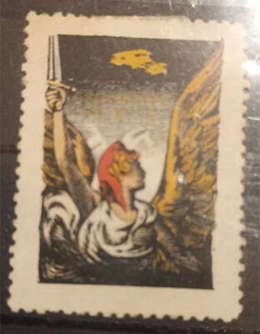 Poster stamp France Aviation Delandre Escadrille - Picture 1 of 1