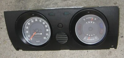 1971 -72 Mazda 616 Capella Speedometer Cluster 120 MPH 56K Usado Orig Limpo LHD - Imagem 1 de 4