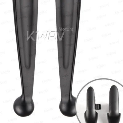 KiWAV black hand control lever kit clean fits '08-'13 Harley Street Glide FLHX - Изображение 1 из 4