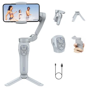 Smartphone Gimbal Stabilizer 3-Axis Phone Gimbal For Vlogging Video Recording - Picture 1 of 12