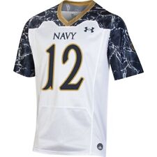 Under Armour Mens Navy Midshipmen 175 Year Special Game Football Jersey Medium M