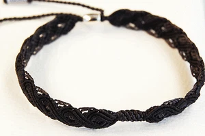 Genuine Pandora Macrame Bracelet black, small 590711CBK-S0 - retired - Picture 1 of 2