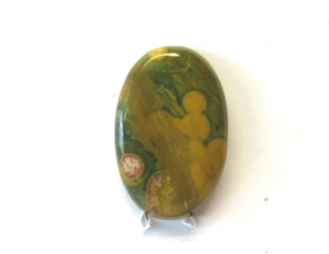 Ozean Jaspis-Ocean Jasper Cabochon 28,5x18,5 mm 23 ct. Nr. U26065 - Bild 1 von 1