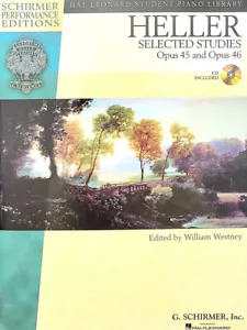 Heller Selected Studies - Opus 45 and Opus 46 - with CD - Picture 1 of 4