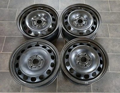 4x Stahlfelgen 9915  6,5x16  5/112  ET50 VW Golf 5, 6,Touran,Audi A3,Skoda,Seat  - Bild 1 von 2