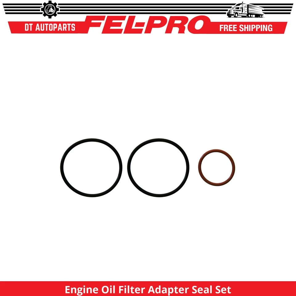 Juego de sellos adaptador filtro aceite motor Fel-Pro 1991-2011 Lincoln Town Car 4,6 L Foto 1 de 1