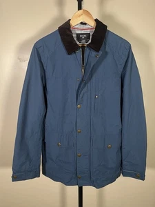 Rhone $199 The Car Coat Blue Utility Classic Farm Chore Travel Jacket Sz M - Picture 1 of 17