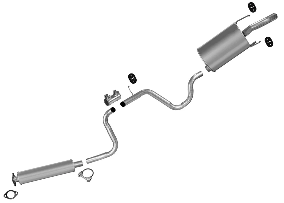 Tubo de escape resonador silenciador Rr para Chevrolet Impala 3,5 L 2006-2011 Foto 1 de 4