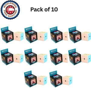 MoYu MoFang JiaoShi MeiLong - MACARON 2x2 Stickerless Cube - (Pack of 10) - Picture 1 of 4