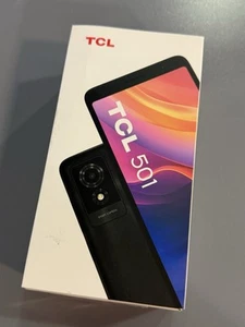 TCL 501 Dual SIM - Prime Black - 32GB 2GB RAM - Unlocked - Brand New - Picture 1 of 3