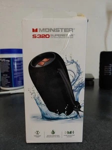 Altavoz Bluetooth Monster S320 40W Verdadero Inalámbrico 360° Sonido Estéreo IPX7 Negro - Imagen 1 de 4