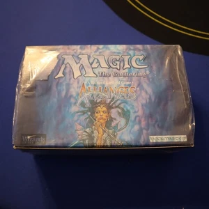 MTG: ALLIANCES empty Booster Pack display box, NO CARDS, 1996 VG+ COND - Picture 1 of 4