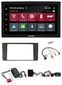 Blaupunkt 2DIN Lenkrad USB Bluetooth DAB Autoradio für Audi A6 2001-2005 Vollakt - Bild 1 von 12