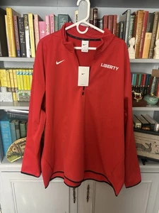 Nike Dri Fit Liberty University rot Langarmshirt 3XL Viertelreißverschluss - Bild 1 von 7