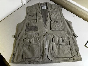 Rothco Outback Vest Mens LARGE Zip Up Safari Mesh Hunting Fishing Tactical Photo - Picture 1 of 7