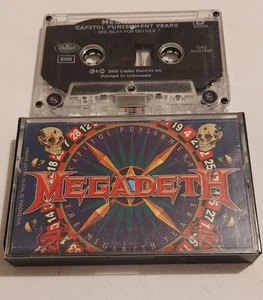 MEGADETH - Capitol Punishment 2000 on Capitol Records. RARE Import Tape - Picture 1 of 2